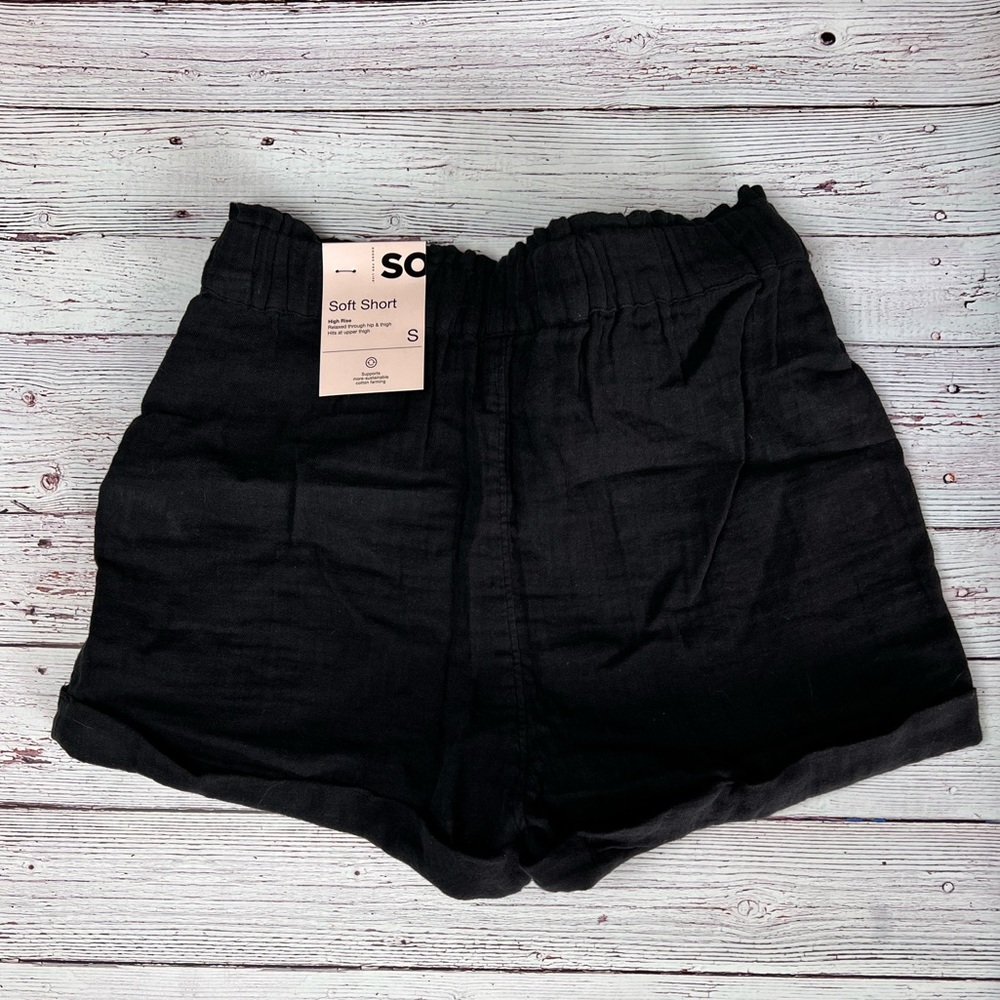Tie front SO soft shorts